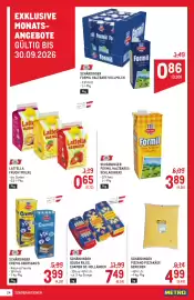 Metro Flugblatt Seite 24: Schärdinger Gouda RiLos, Edamer od. Holländer €7,49, Schärdinger Cremig Obersbasis €3,99