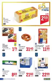 Metro Flugblatt Seite 26: Ölz Hoteltoast €2,59, Wasa Knäckebrot Sesambröd od. Vollkorn €1,79