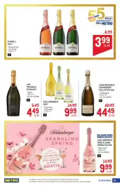 Metro Flugblatt Seite 39: Henkell Sekt €3,99, Schlumberger Rosé Klassik Spring Edition €9,99