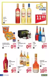 Metro Flugblatt Seite 40: Lillet Aperitif €11,99, Bols Liköre €8,99