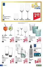 Metro Flugblatt Seite 46: Gläserserie Montese €1,65, Weinkannen €1,99