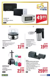 Metro Flugblatt Seite 49: Standmixer und Smoothiemaker €21,99, Tarrington House Eierkocher EB130299 €11,99