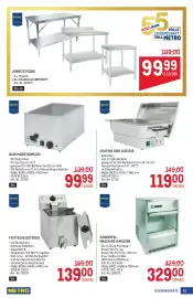 Metro Flugblatt Seite 51: Bain Marie GBM1200 €99,99, Chafing Dish GCD1016 €119,00