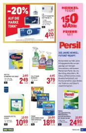 Metro Flugblatt Seite 55: Finish Geschirrreiniger Tabs €18,99, Cillit Bang Reiniger €3,79