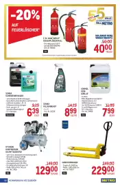 Metro Flugblatt Seite 58: Hyundai Kompressor Silent SAC55752 €129,00, Handhubwagen €229,00