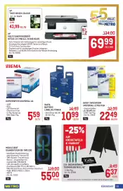 Metro Flugblatt Seite 59: Mobile Beat Soundsystem SB-TWS 200 €55,00, Decor Service Tischkreidetafel A8 €6,37