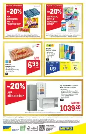 Metro Flugblatt Seite 64: Berger Frankfurter €6,99, Red Bull Energy Drink €0,95