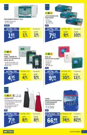 Metro Flugblatt Seite 7: Papierhandtücher V-Falz €1,65, Metwo Latexhandschuhe ungeduftet €7,83