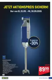 Metro Flugblatt Seite 9: Stabmixer GSM1000 €89,99