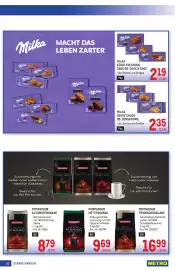 Metro Flugblatt Seite 10: Milka Kekse Choco €2,35, Milka Küchlein Choco, Cake od. Choc & Choc €2,19