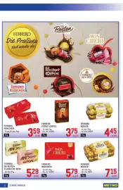 Metro Flugblatt Seite 2: Ferrero Mon Cheri €3,59, Ferrero Rocher €7,15