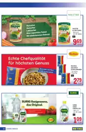 Metro Flugblatt Seite 22: Recheis Kochfest Eierteigwaren €2,79, Maistro Klare Suppe €9,69