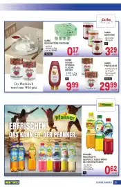 Metro Flugblatt Seite 25: Darbo Preiselbeer €29,99, Darbo Bio Konfitüre Portionen €0,17