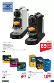 Metro Flugblatt Seite 3: Dallmayr Capsa XXL €9,99, Lavazza Kaffeekapseln Vorteilspackung €10,99
