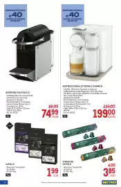 Metro Flugblatt Seite 4: KAPSELN €1,99, NESPRESSO GRAN LATTISSIMA 2.0 EN640.W €199,00