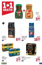 Metro Flugblatt Seite 5: LÖSKAFFEE CAPPUCCINO €6,39, Nescafé €2,99