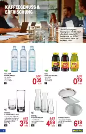 Metro Flugblatt Seite 8: Pago €0,79, Vöslauer Mineralwasser €0,39