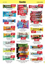 Qanto leták Strana 103: Proteline pistácie, čokoláda, slaný karamel, kokos, banán, jahoda, vanilka €10,70