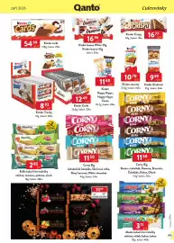 Qanto leták Strana 105: Corny Big Banán v čokoládě, Brownie, Brusinka, Čokoláda, Kokos, Ořech €1.150,00