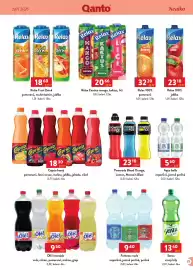 Qanto leták Strana 73: Caprio hustý pomeranč, lesní ovoce, malina, jablko, jahoda, višeň €20,50, Fontessa voda €940,00