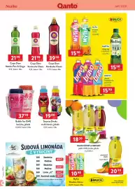 Qanto leták Strana 76: MyTea broskev, citrón €15,90, Surprise Drinks multivitamín, jahoda €19,00