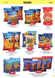 Qanto leták Strana 91: Crispy Fripsy Crispy mega pack €12,49, Balila kukuřičné chrumky kečup, kuře, pizza €7,99