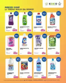 Volantino KOKO Emporio Pagina 2: Ammorbidente Felce Azzurra €1,79, Polvere Oxi Action Vanish €3,59