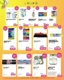 Volantino KOKO Emporio Pagina 4: Tappo oro T.O. Casa Luna €1,29, Sacchi pattumiera Keyclean €0,69
