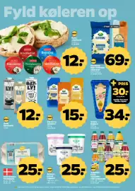 Netto tilbudsavis uge 35 Side 12: Athena græsk yoghurt €25,00, Klovborg skiveost €15,00