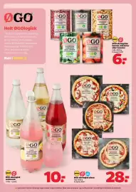 Netto tilbudsavis uge 35 Side 15: ØGO økologiske bønner, kikærter eller tomater €6,00, ØGO økologisk sodavand €10,00