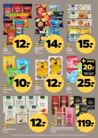 Netto tilbudsavis uge 35 Side 18: Lays, Doritos eller Bugles chips €14,00, Samba flødeboller €12,00