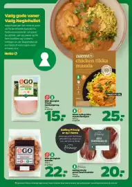 Netto tilbudsavis uge 35 Side 6: ØGO økologiske mandler €22,00, Øgo økologisk friland hamburgerryg €15,00