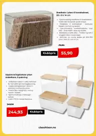 Clas Ohlson kundeavis uke 35 Side 5: Brødboks i plast til knekkebrød €55,90, Oppbevaringsbokser plast stabelbare €244,93