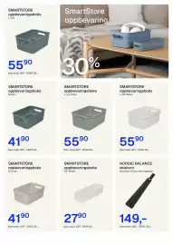 Jernia kundeavis Side 17: Smartstore oppbevaringsboks M Linen €41,90, Smartstore oppbevaringsboks L Lys Grønn €55,90