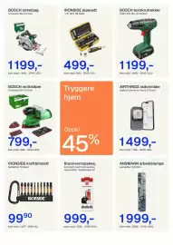 Jernia kundeavis Side 18: Ironside kraftbitssett €99,90, Bosch multislipper Universal 18V-10 Solo €799,00