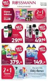 Rossmann leták Strana 1: Ariel prací gel 90 dávek, prášek 80 dávek nebo kapsle 60 dávek €379,00