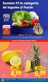 Catalog Lidl săptămâna 36 Pagină 2: Ananas €6,99, Lămâi €4,99