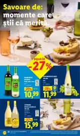 Catalog Lidl săptămâna 36 Pagină 20: Cotnari Eticheta Galbenă Vin alb €15,99, Domeniile Ostrov Pelin alb / roșu €10,99