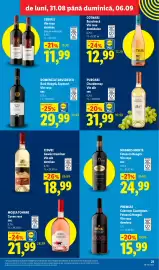 Catalog Lidl săptămâna 36 Pagină 21: Purcari Chardonnay Vin alb sec €31,99, Mosia Tohani Cuvee rose sec €21,99