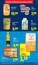 Catalog Lidl săptămâna 36 Pagină 23: Zuzu lapte cu gust de caramel sărat €5,59, My Super Snacks Mango €9,99