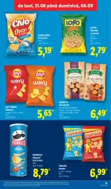 Catalog Lidl săptămâna 36 Pagină 27: Lay's wavy Chipsuri €5,65, Pom-bar snacks €6,99