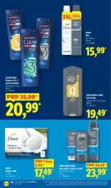 Catalog Lidl săptămâna 36 Pagină 30: Dove beauty cream bar €17,49, Dove men care deo spray / stick / cremă €23,99