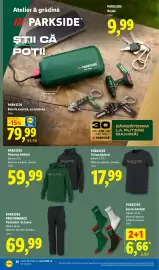 Catalog Lidl săptămâna 36 Pagină 38: Parkside tricou bărbați €17,99, Parkside hanorac bărbați €59,99