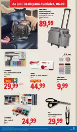 Catalog Lidl săptămâna 36 Pagină 41: Crelando trusă croitorie €24,99, Crelando trusă clește pentru capsat €29,99