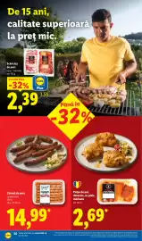 Catalog Lidl săptămâna 36 Pagină 54: Cârnați de porc condimentați €14,99