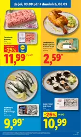 Catalog Lidl săptămâna 36 Pagină 55: Lidl Carne tocată de curcan €11,99, Ocean Fish Sprot sărat de Marea Neagră €9,99
