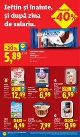 Catalog Lidl săptămâna 36 Pagină 56: Müller Budincă de ciocolată și sos €7,99, Cămara Noastră Mușchi de porc, feliat €6,99
