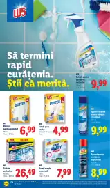 Catalog Lidl săptămâna 36 Pagină 68: W5 bureți magici universali €7,99, W5 duster €4,99