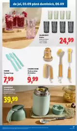 Catalog Lidl săptămâna 36 Pagină 75: Livarno Home Perie cu mâner din bambus €9,99, Curver tacâmuri to go €7,99
