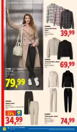 Catalog Lidl săptămâna 36 Pagină 76: Esmara cămașă din flanel, damă €39,99, Esmara jacheta bomber, damă €69,99